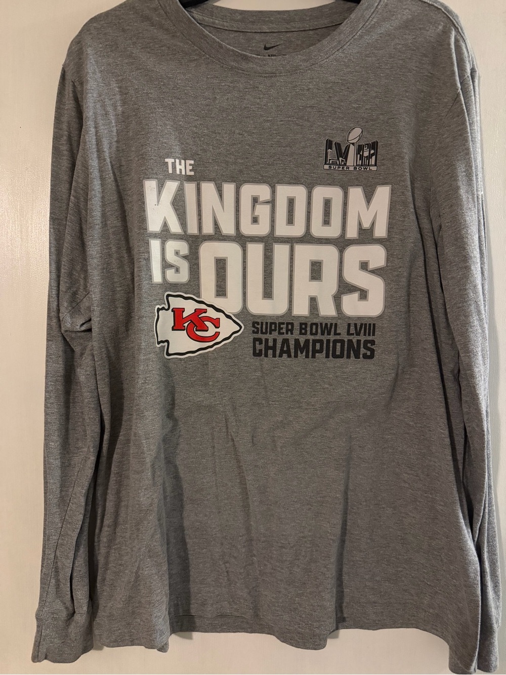 Chiefs long sleeve t shirt